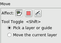 Move Tool options